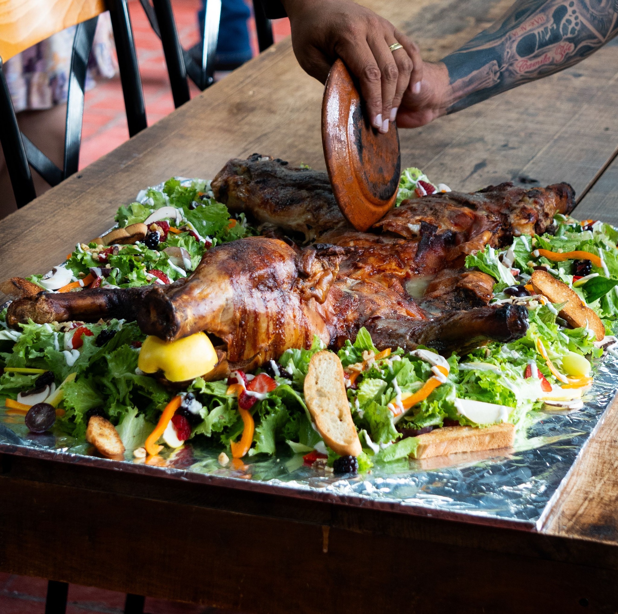Lechón asado de La Empacadora